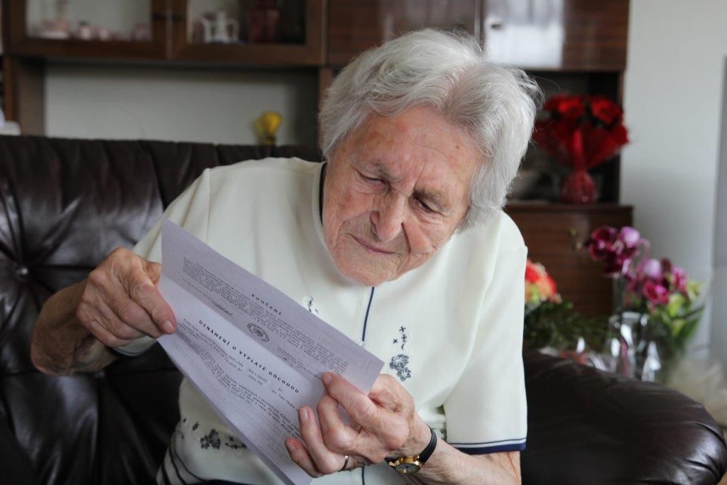 obrázek: Jihlava má další stoletou obyvatelku, na stých narozeninách tancovala