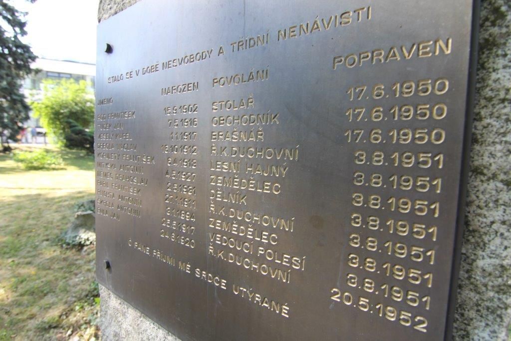 Jihlava si připomněla justiční vraždy nevinných lidí