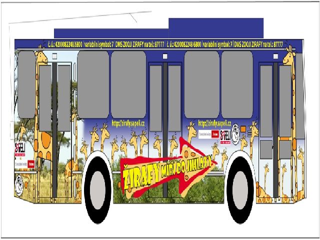 Jihlavou se prohání žirafí trolejbus