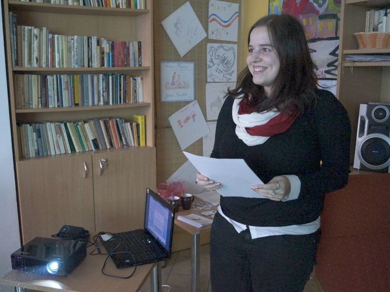 obrázek: Jihlavská studentka učí interaktivně angličtinu