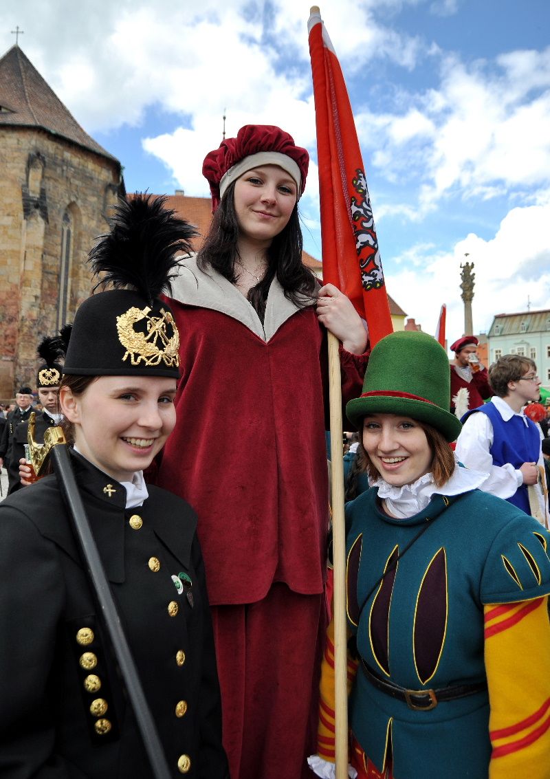 Jihlavští havířci v Chomutově