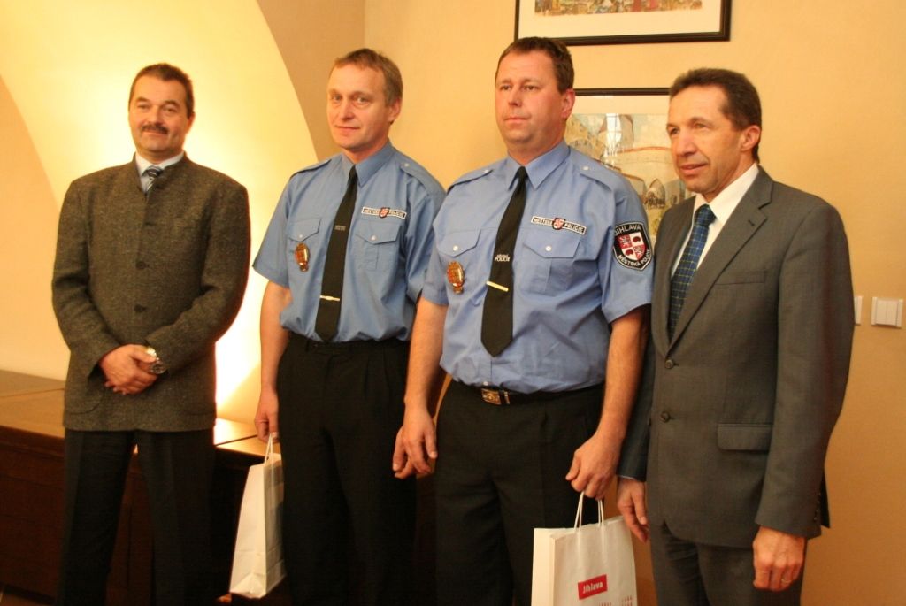 Jihlavští strážníci zachránili život