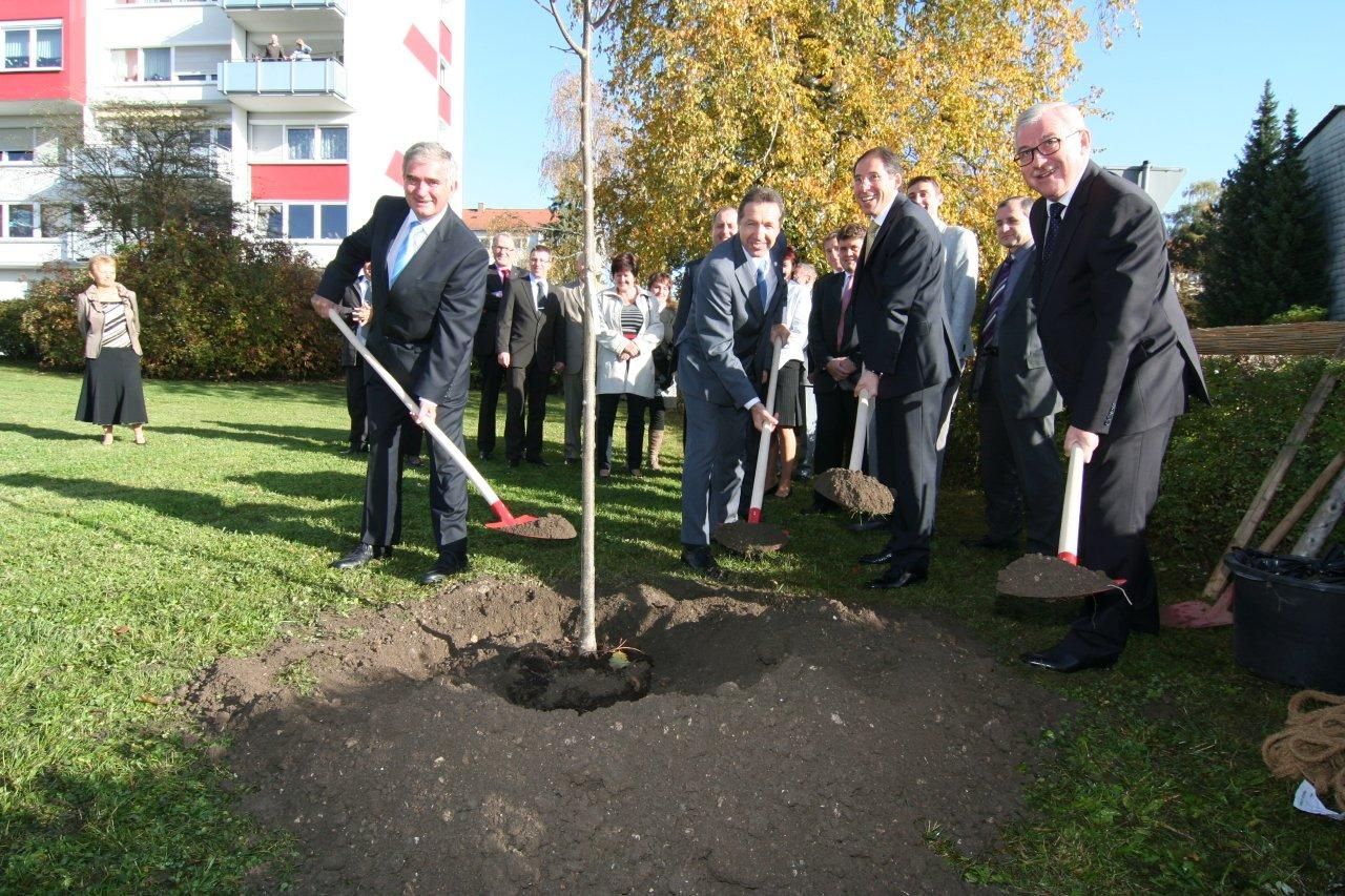 Jihlavští zasadili lípu v partnerském Heidenheimu