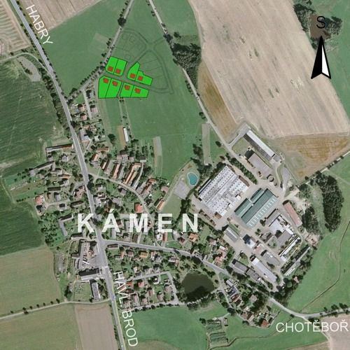 Kámen nabízí parcely pro rodinné domy