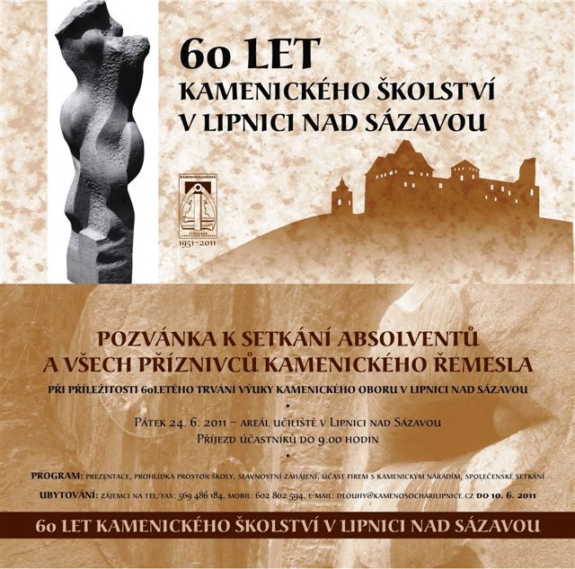 Kamenosochařské sympozium v Lipnici nad Sázavou