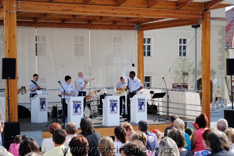 Kapela Wings of Dixie zaplnila Havlíčkovo náměstí