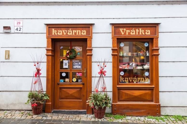 Kavárna Vrátka v prosinci