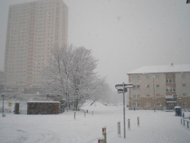 Kolik je v Glasgowě sněhu? Jako na Vysočině