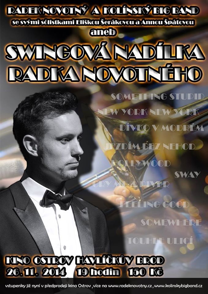 obrázek: Kolínský bigband a Radek Novotný v Brodě