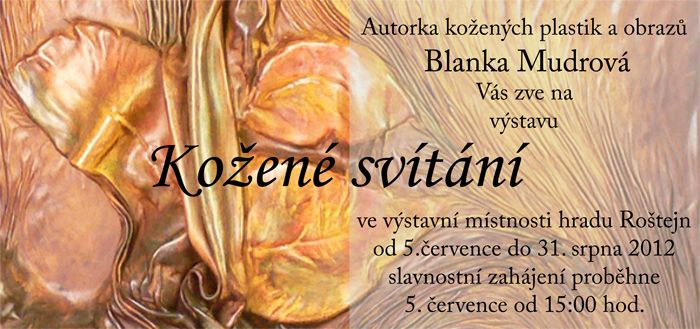 Kožené svítání na hradě Roštejn