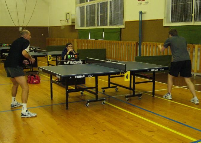 Krajským přeborníkem ve stolním tenisu Petr Palát ze Sokola Žďár