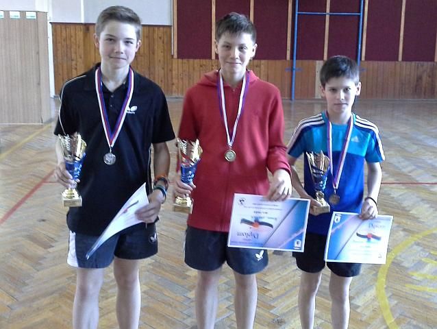 obrázek: Krajskými přeborníky mladšího žactva Jadrný a Janáčková