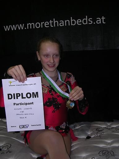 Krasobruslařka Eliška Lísková zahájila sezonu úspěchem v rakouském Grazu