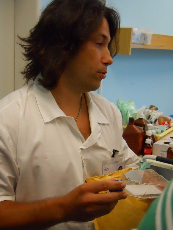 Léčba larvami v jihlavské nemocnici na vlastní oči