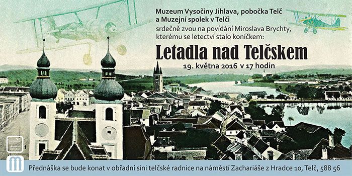 obrázek: Letadla nad Telčskem