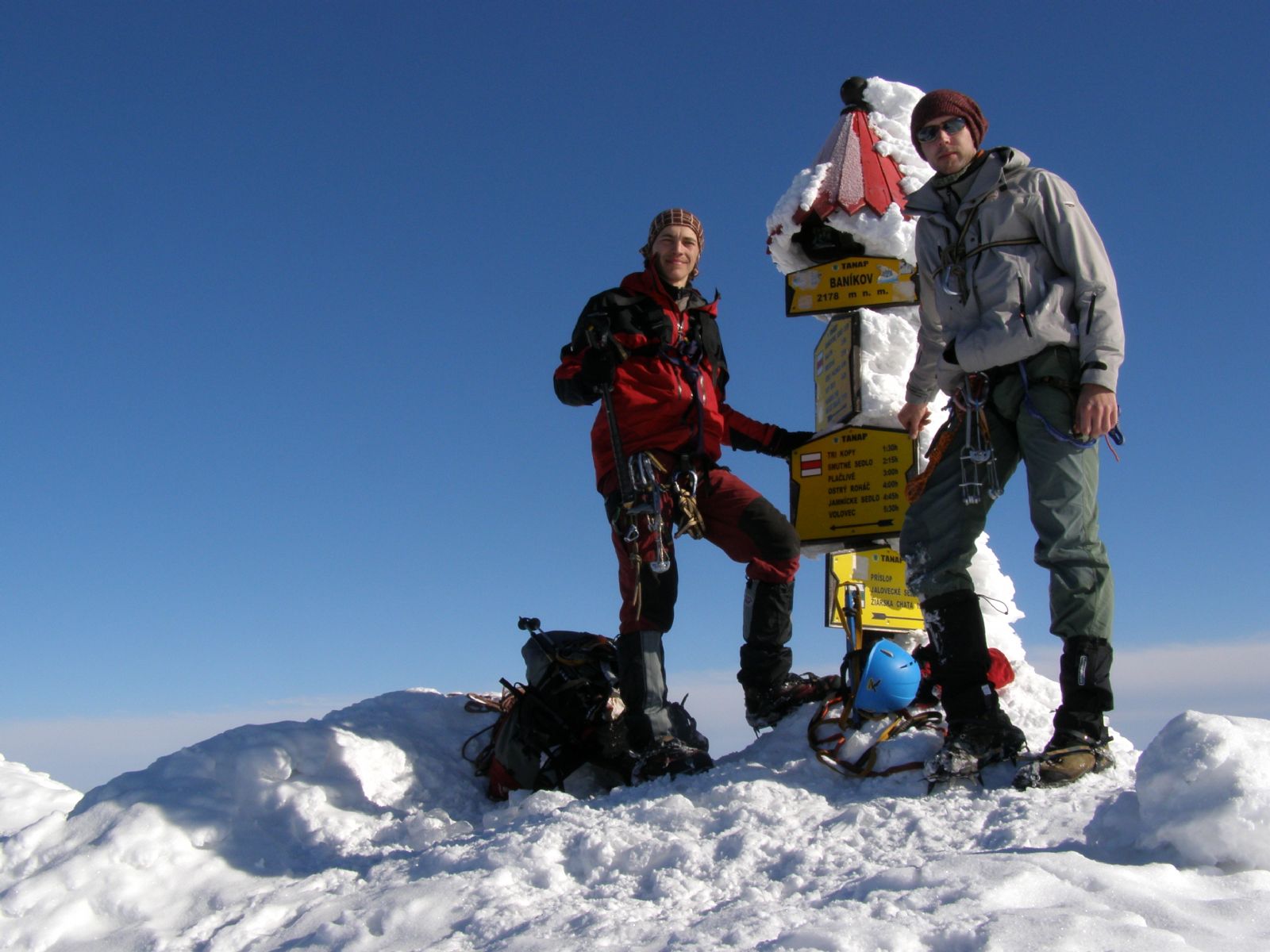 Lezci z Vysočiny přešli hlavní hřeben Západních Tater