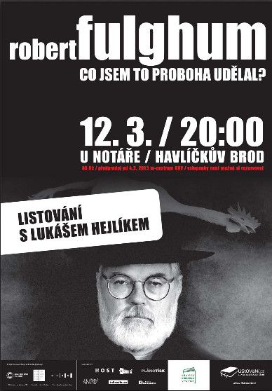 obrázek: LiStOVáNí s Robertem Fulghumem v Brodě