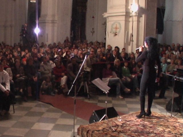 Lucie Bílá zazářila v Polné, zpívala na počest chrámu