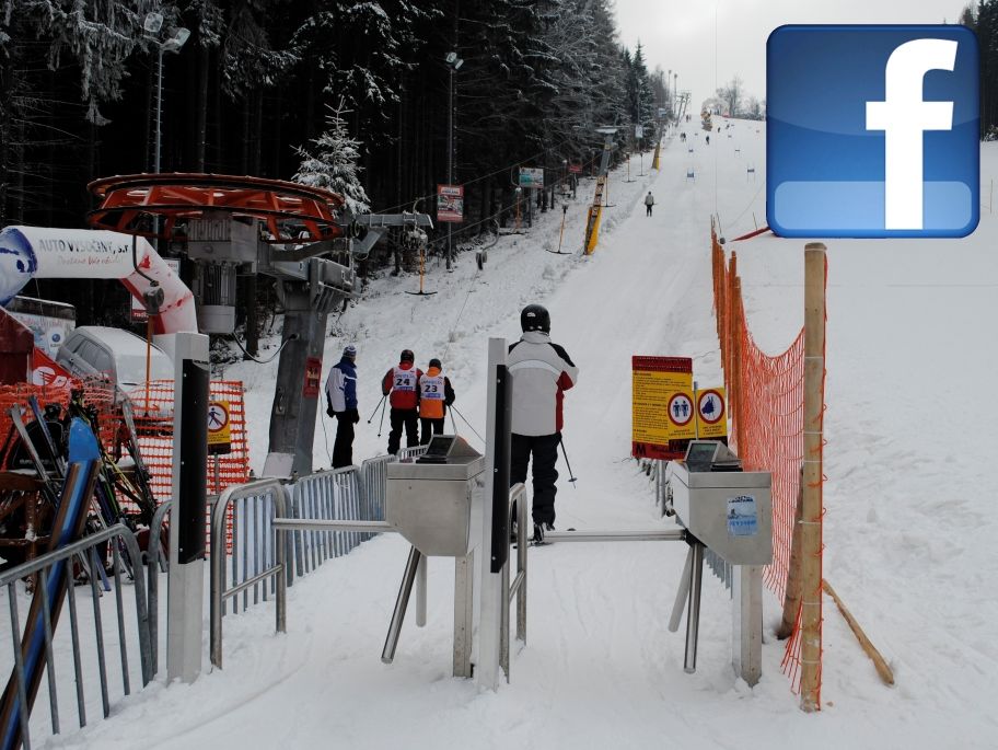 Lyžování na Vysočině online na Facebooku