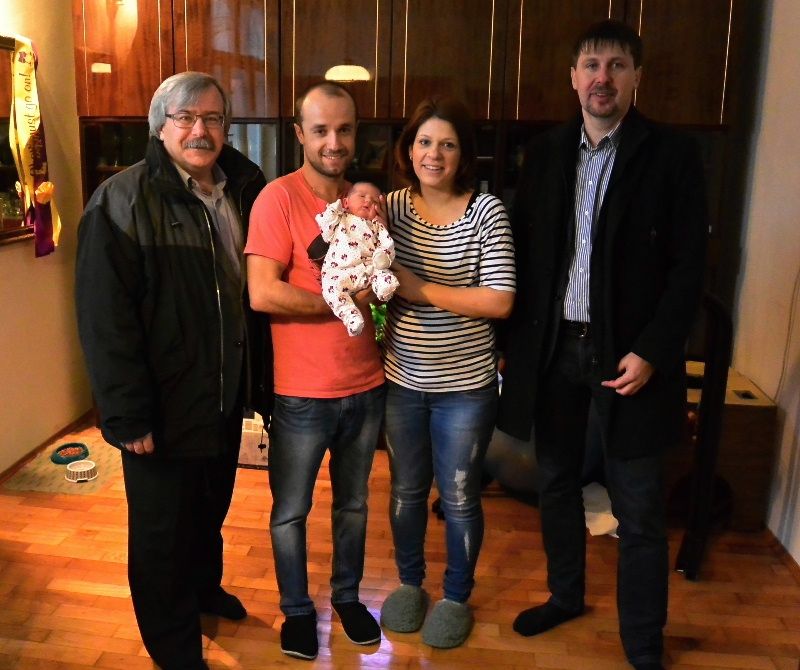 obrázek: Malé Elišce popřáli zástupci třebíčské radnice