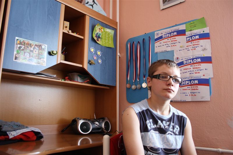 Martin Svoboda z Jaroměřic nad Rokytnou sportuje i přes svůj handicap