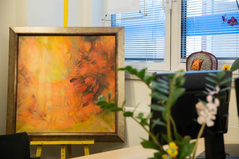 obrázek: Miroslava Oberreiterová vystavuje v Brodě