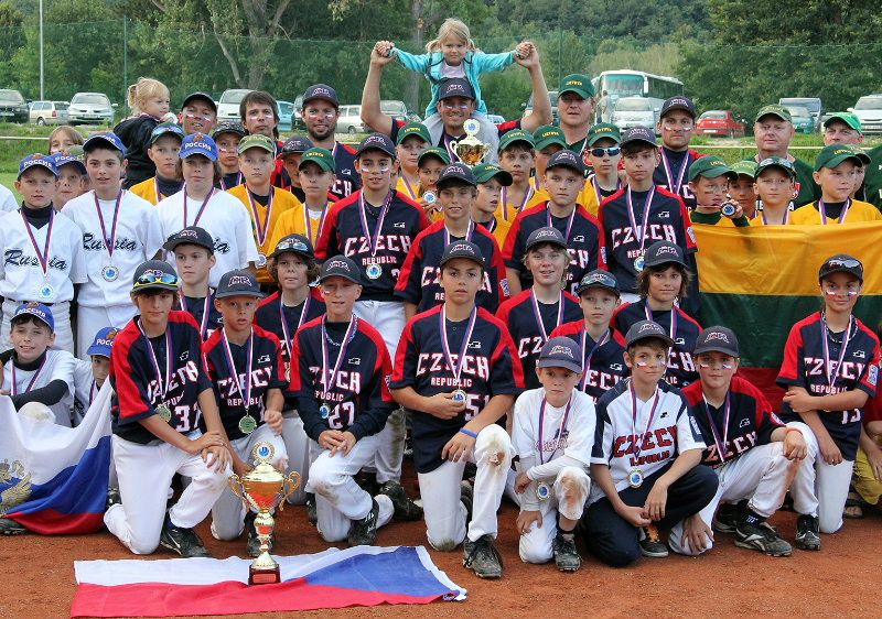 Mladí baseballisté Třebíče s tituly mistrů Evropy