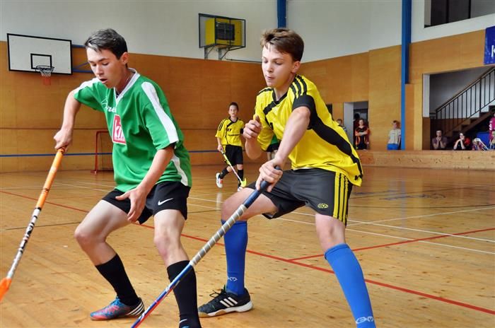 obrázek: Mladým florbalistům z Vysočiny se v Praze nevedlo