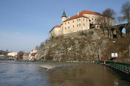 Moje maminka na ledečském hradě