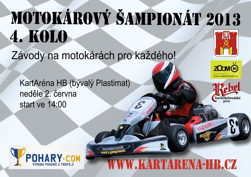 Motokárové závody poprvé na venkovní trati