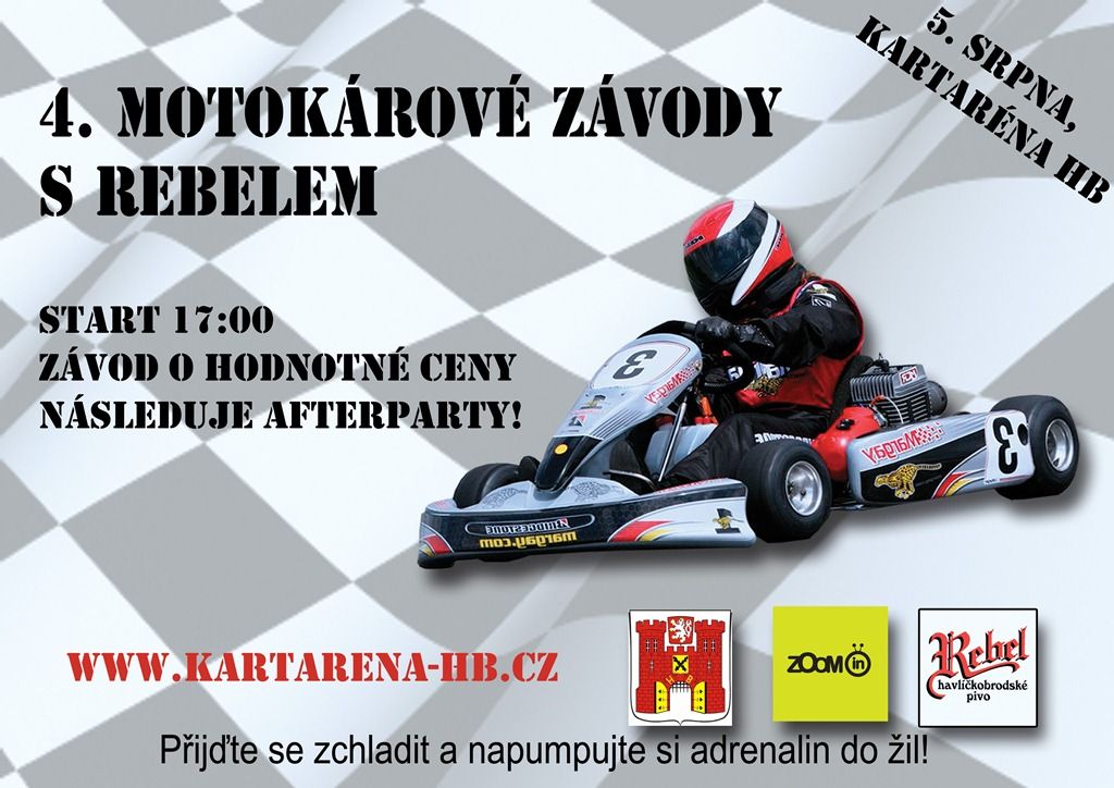 Motokárové závody zaženou prázdninovou nudu