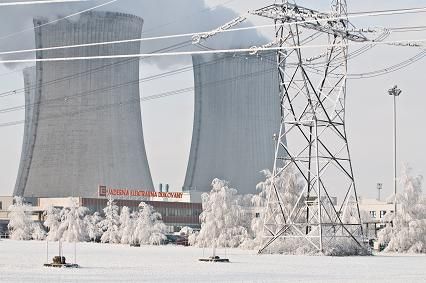 obrázek: Mrazy svědčí turbína dukovanské turbíny