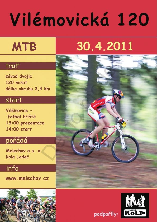 MTB Vilémovická 120 už v sobotu