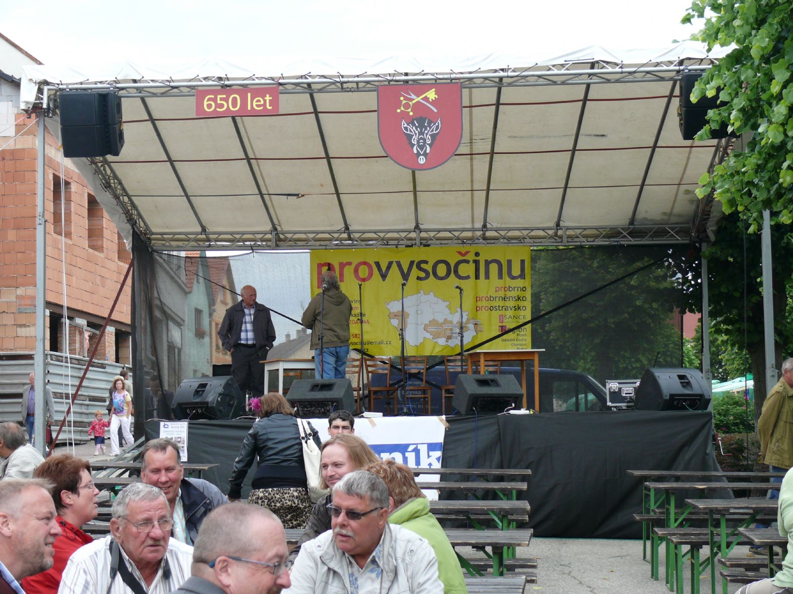 Na Hornocerekvické oslavy dorazil i významný rodák Josef Dvořák