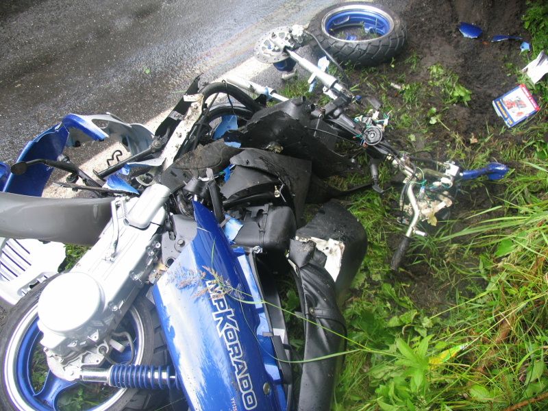 Na Jihlavsku zemřel po nehodě motocyklista