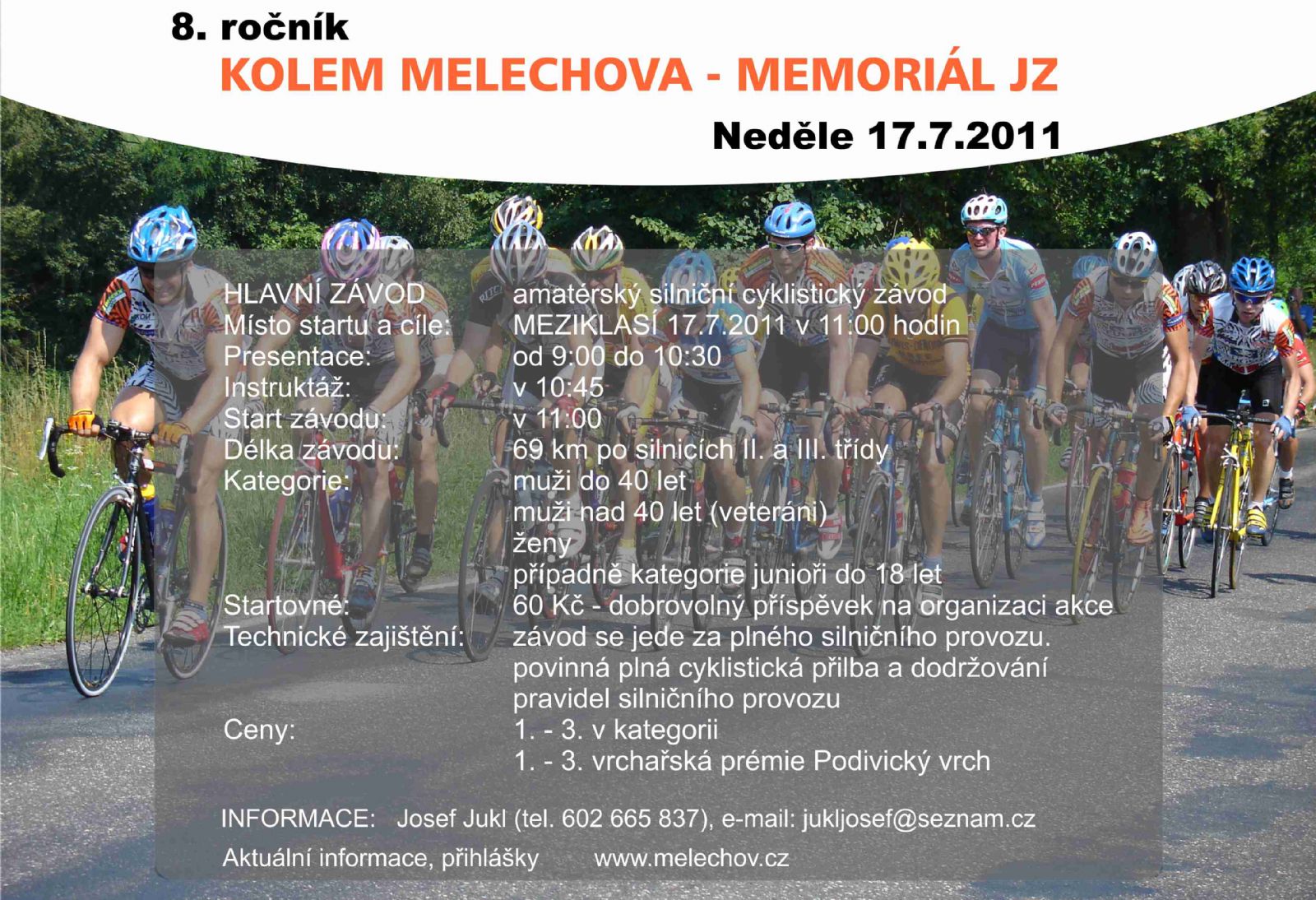 Na kolech kolem Melechova již poosmé