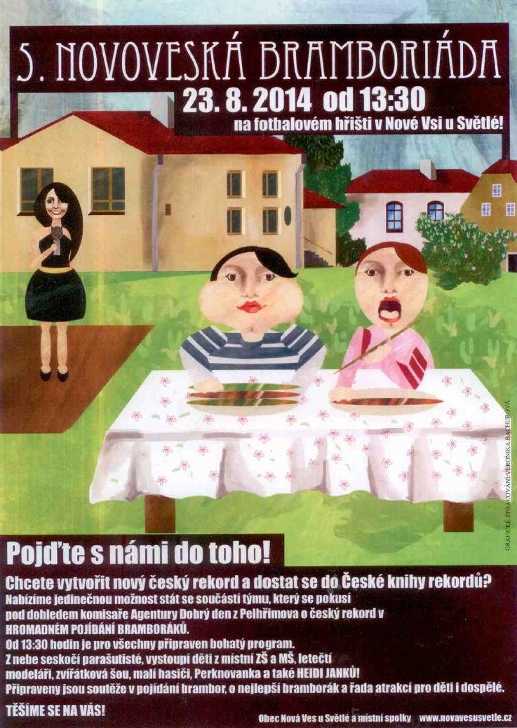 obrázek: Na Novoveské bramboriádě budou hledat nejlepší bramborák