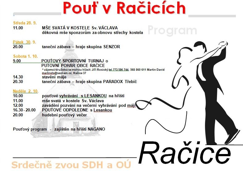 Na pouti v Račicích zahraje Paradox a Senzor
