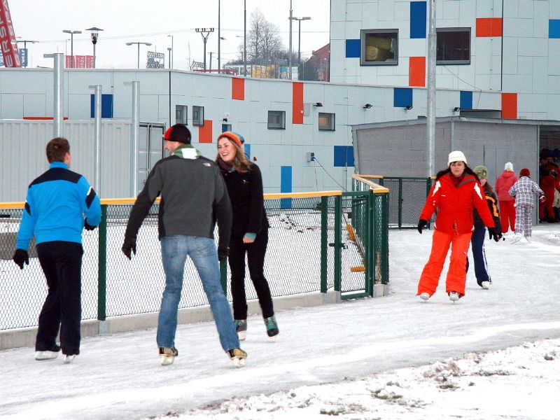 Na třebíčský baseballový stadion opět za bruslením