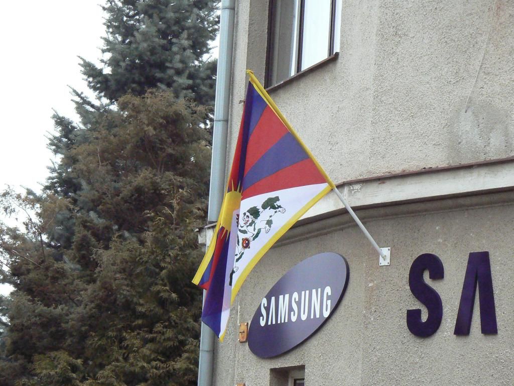 Nad Vysočinou zavlály tibetské vlajky