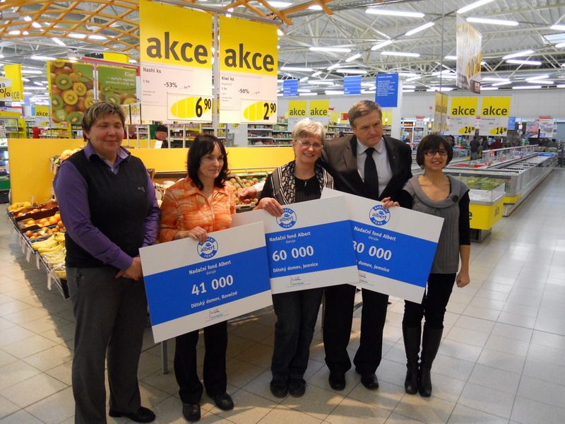 Nadační fond Albert naděloval dětem na Vysočině