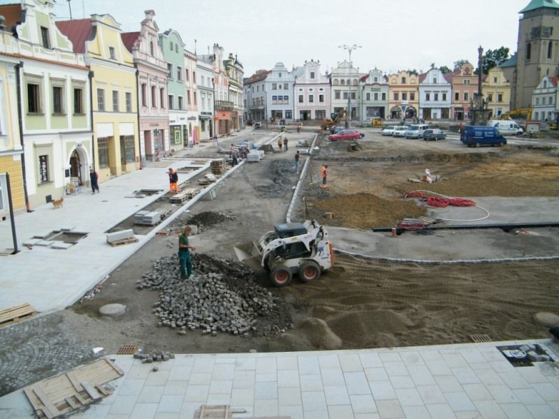 Náměstí v Brodě pomalu získává konečnou podobu