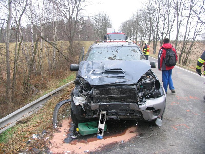 Námraza a rychlost příčinou nehod v pondělí na Vysočině