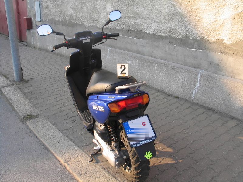Nedal přednost motocyklistovi , ten se zranil