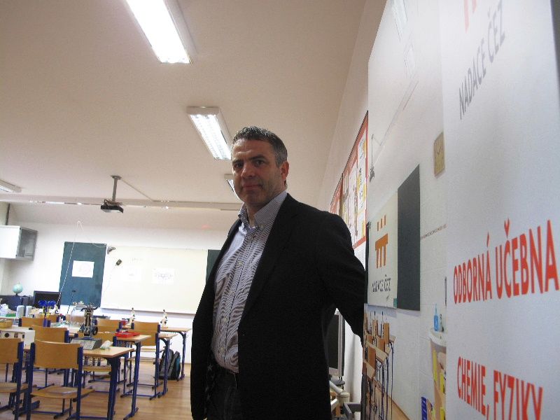 Nová učebna přírodních věd v Čáslavicích na Třebíčsku