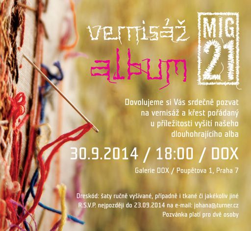 obrázek: Nové Album Mig 21 i na Vysočině - v Herálci