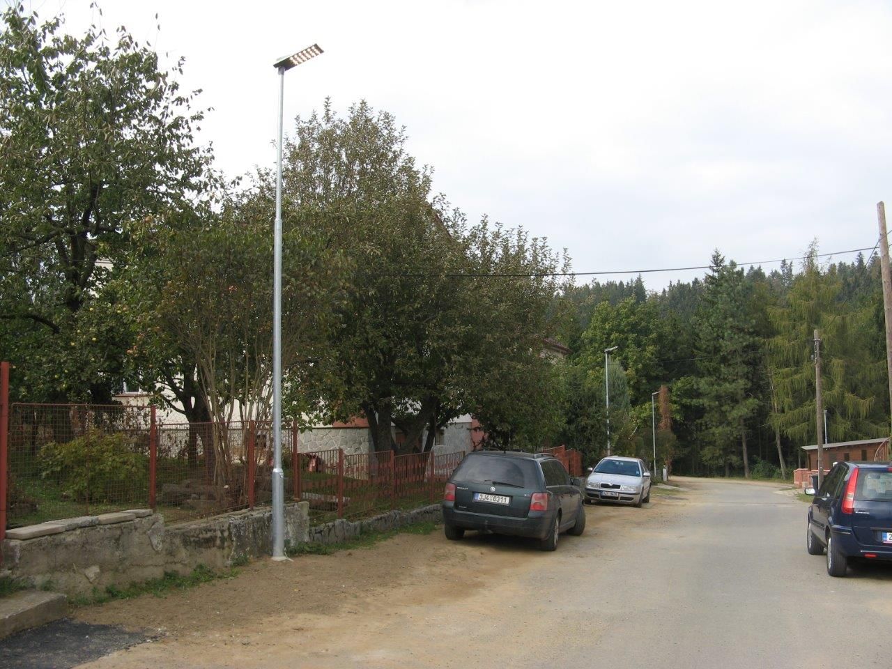 Nové moderní osvětlení v Jihlavě-Heleníně