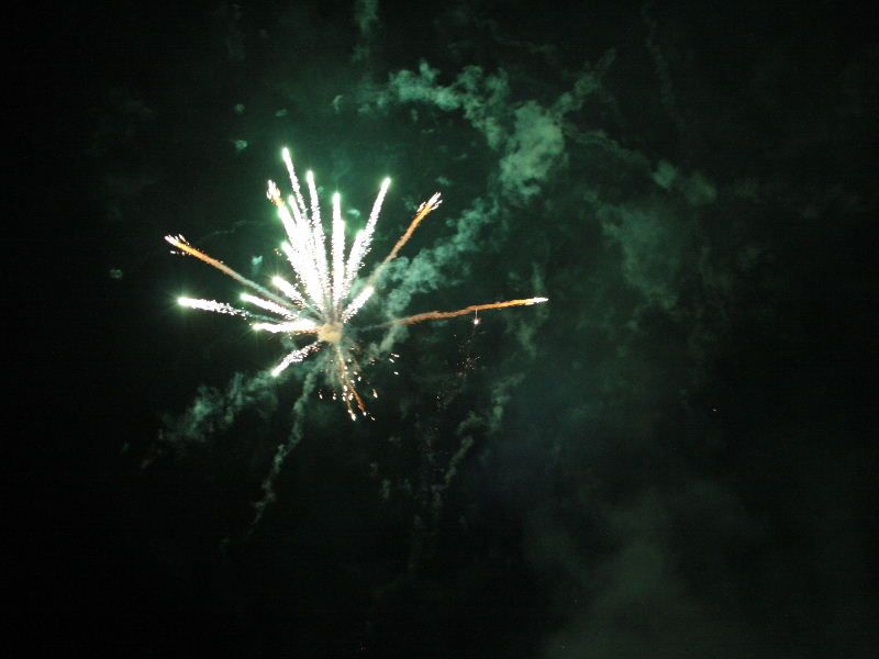 obrázek: Novoroční ohňostroj v Jaroměřicích nad Rokytnou