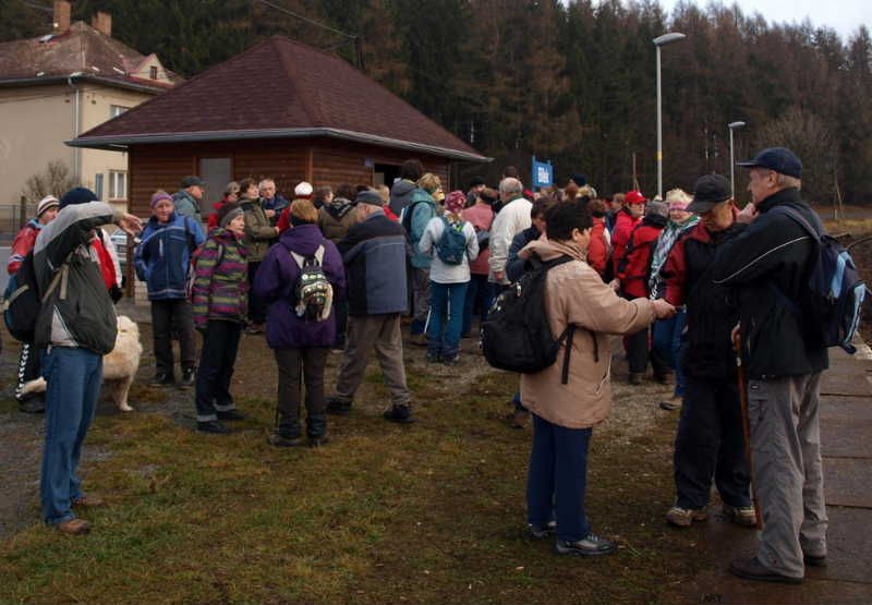 obrázek: Novoroční sestup do údolí Doubravky