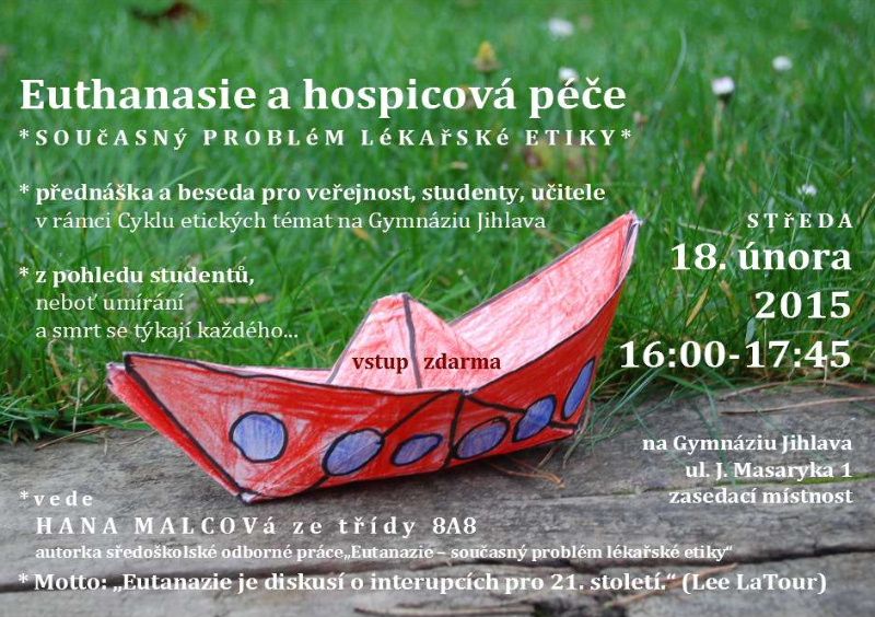 obrázek: O euthanasii opět v Jihlavě